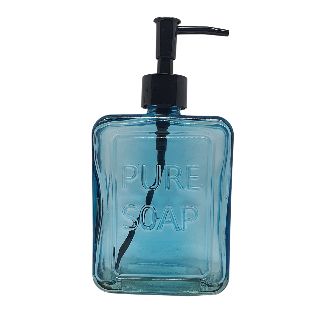 Porta Sabonete Líquido Vidro 550ml Álcool Gel Banheiro Pia