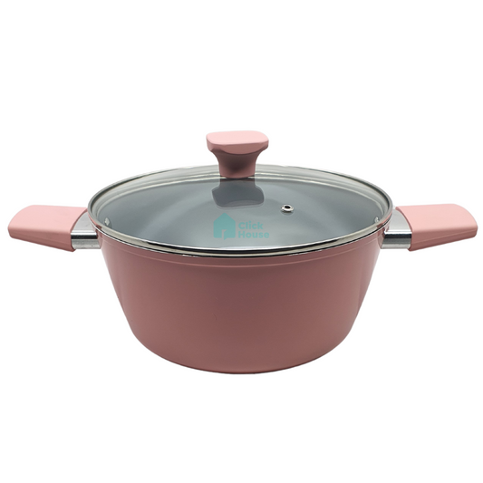 Panela Caçarola Indução Antiaderente Cerâmica 24cm Não Gruda