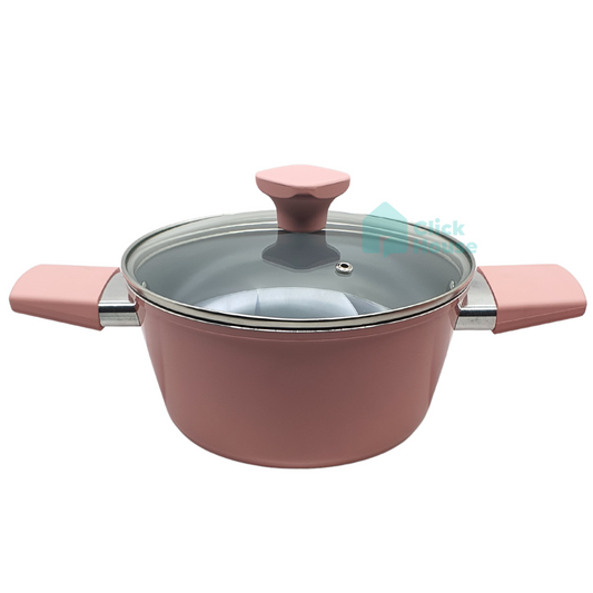Panela Caçarola Indução Antiaderente Cerâmica 20cm Não Gruda
