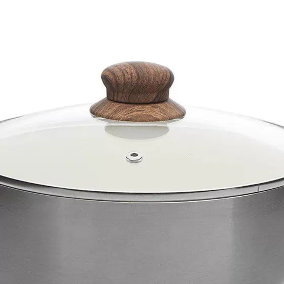 Panela Caçarola Cerâmica Antiaderente 22cm Silicone New York