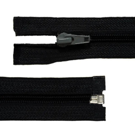 Ziper Nylon Destacável 60cm 10 Uni Cursor Preto Nybc