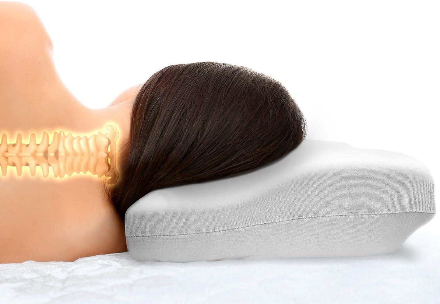 Travesseiro Nasa Cervical Anatômico Viscoelástico Ortopédico