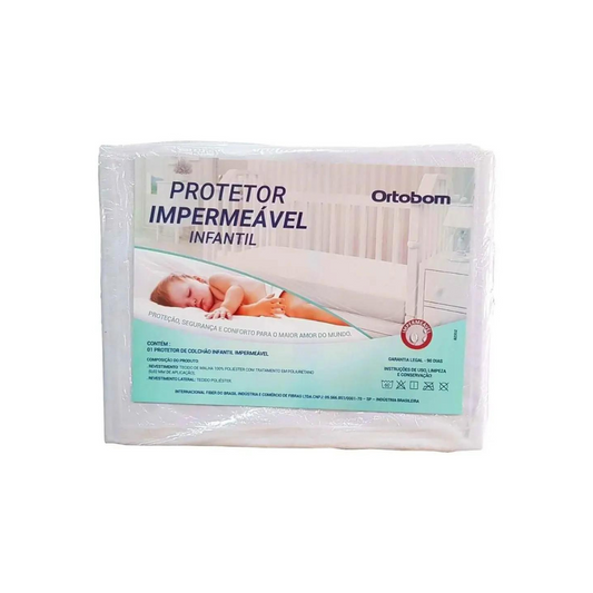 Protetor Impermeável Berço Ortobom 100% Poliéster 130x70cm