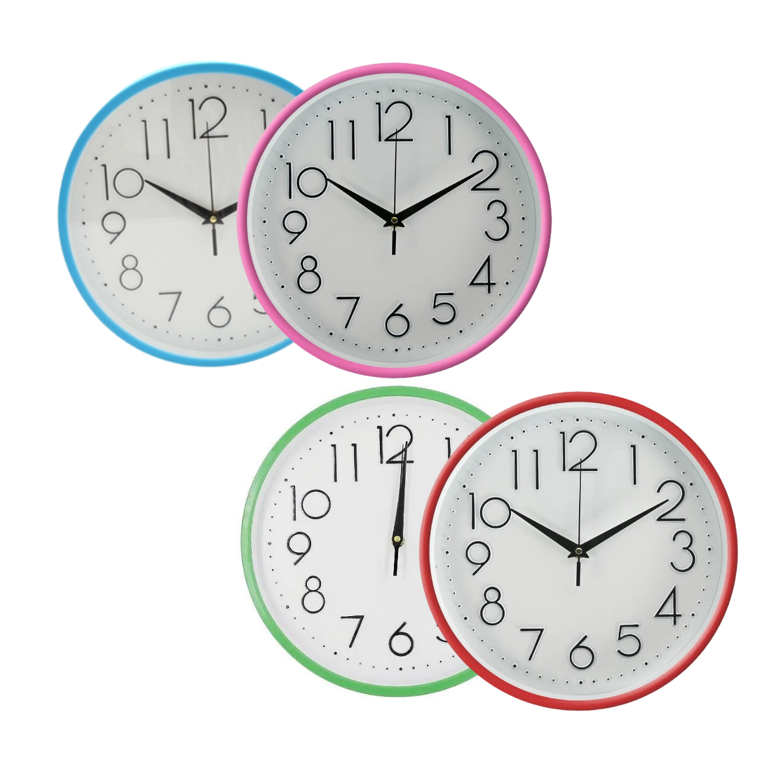 Relógio Parede Decorativo Cozinha Sala Analógico Quartz 30cm