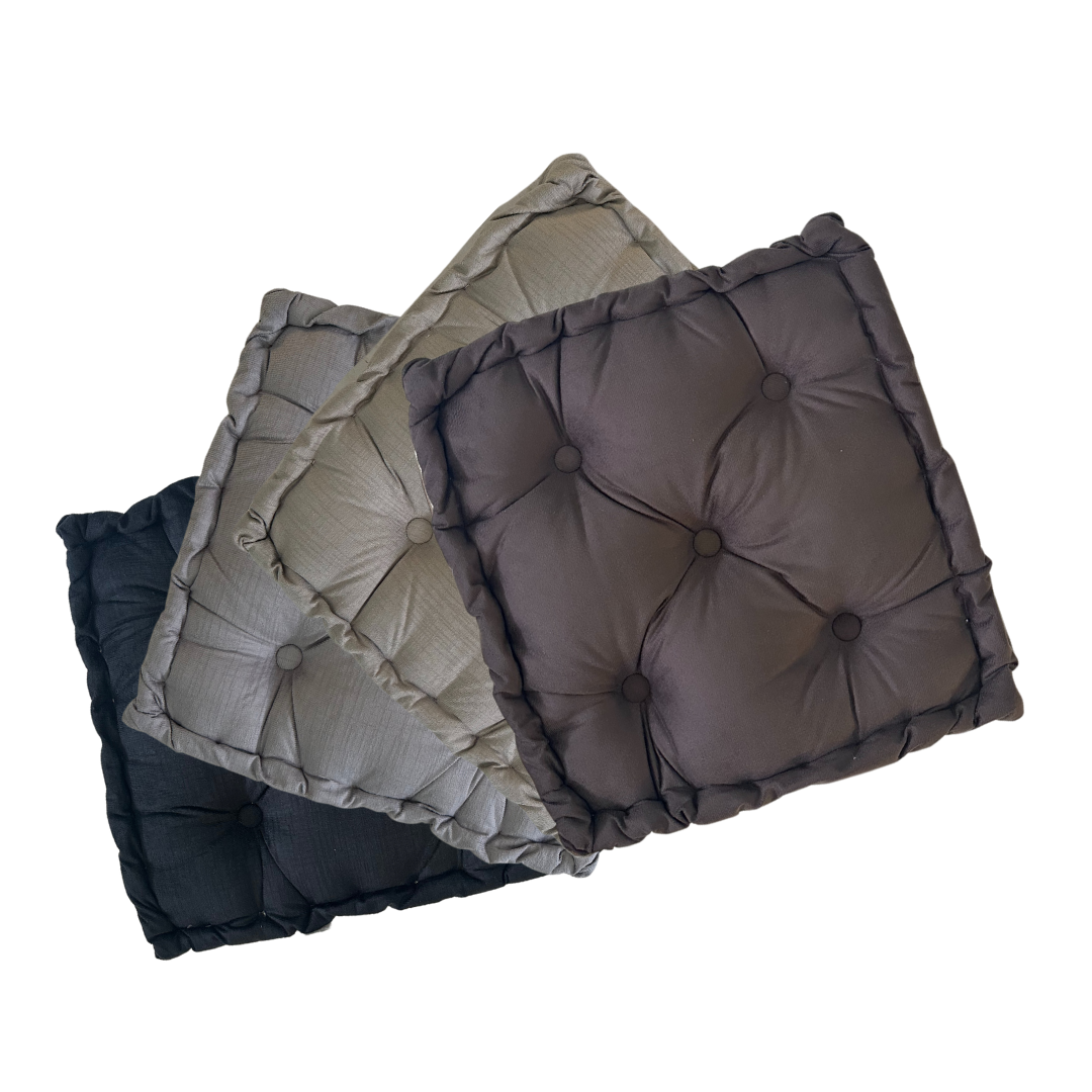 Assento Almofada Futon Turco 50x50 Cm Cores Variadas