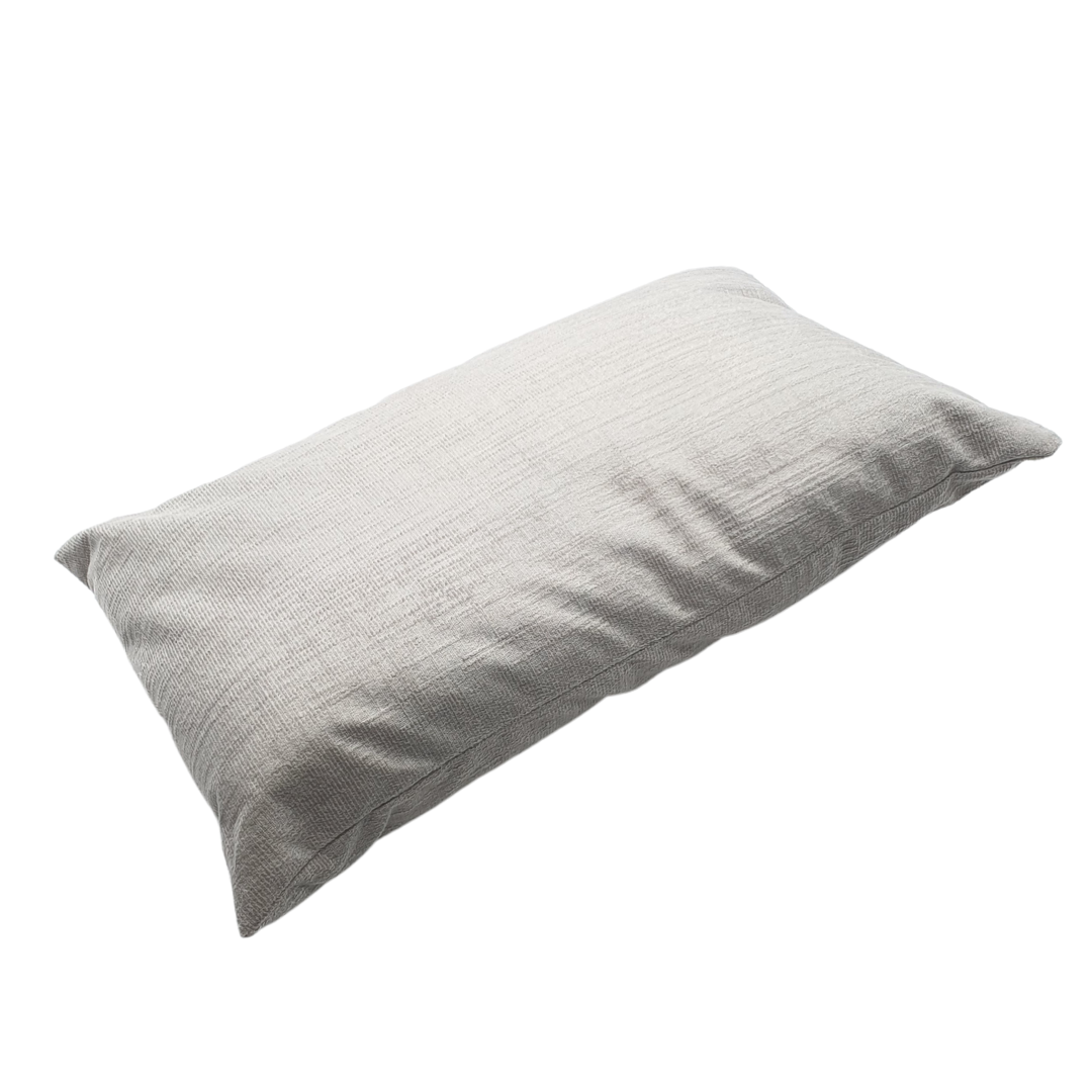 Almofada Baguete Enchimento Fibra Retangular Veludo 30x50cm