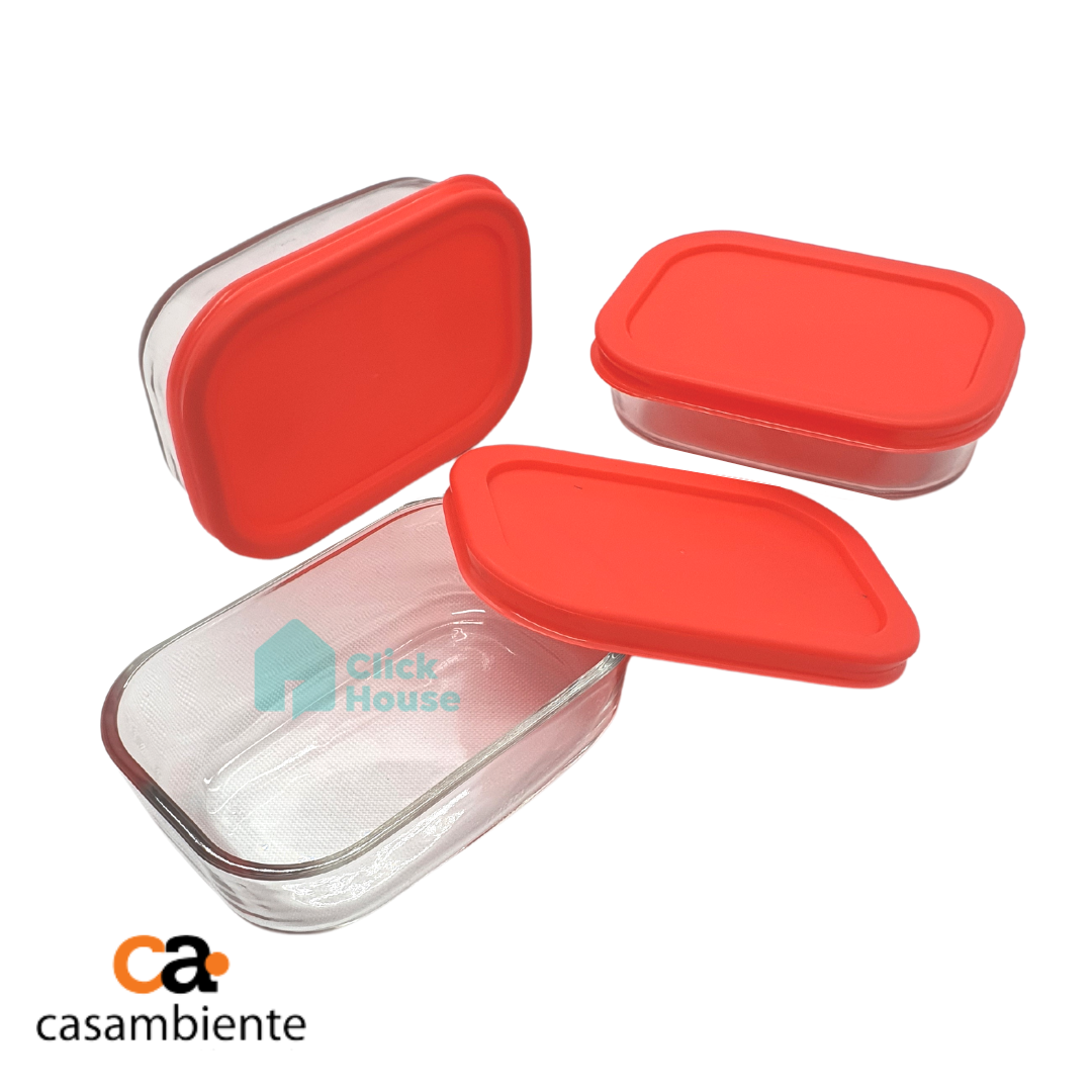 Tigelas Pote Bowls Marmita Fit Vidro Tampa Hermética 345ml