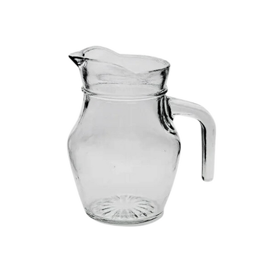 Mini Jarra Vidro Transparente Alça Agua Suco Clássica 500ml