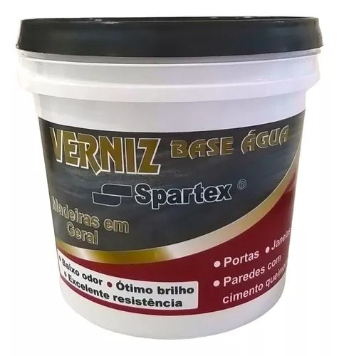 Verniz P/ Madeira Base Água Semi Brilhante Cor Imbuia 900ml