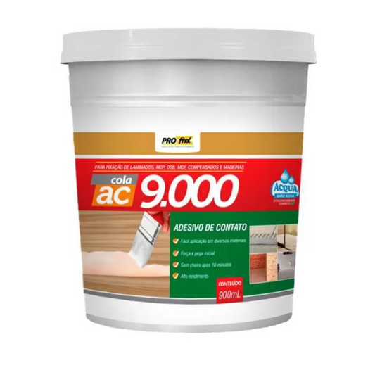 Cola Para Rodape Sanca Molduras Madeira Isopor Ac 9000 900ml