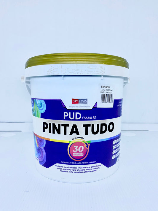 Tinta Esmalte Pinta Tudo Base Dágua Branco 3,6l