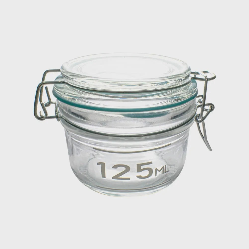 Pote De Vidro Hermético Condimentos Visor Com Tampa 125ml