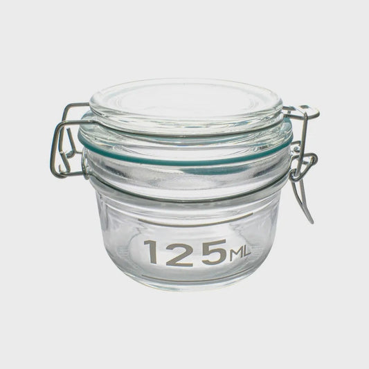 Pote De Vidro Hermético Condimentos Visor Com Tampa 125ml