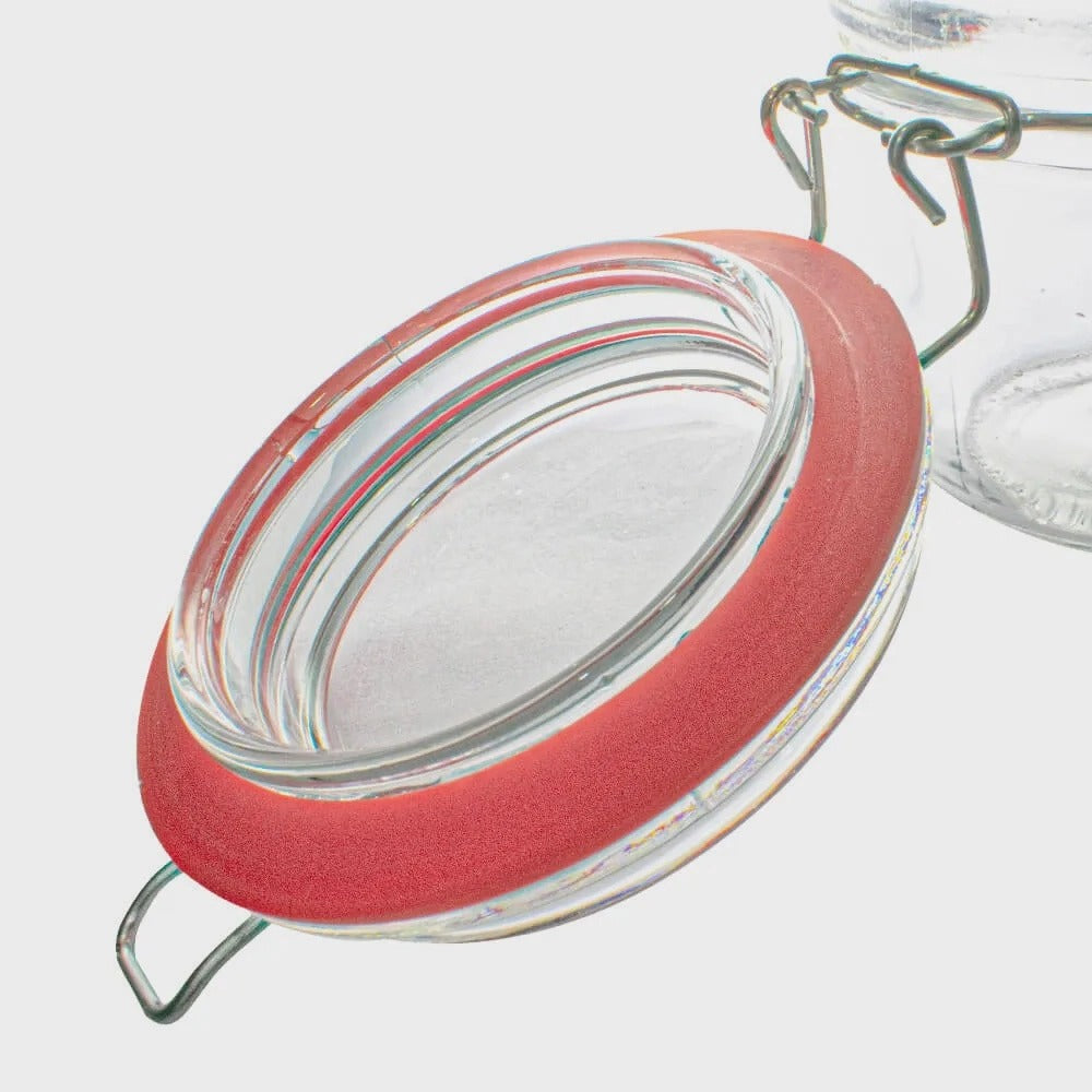 Pote De Vidro Hermético Condimentos Visor Com Tampa 300ml