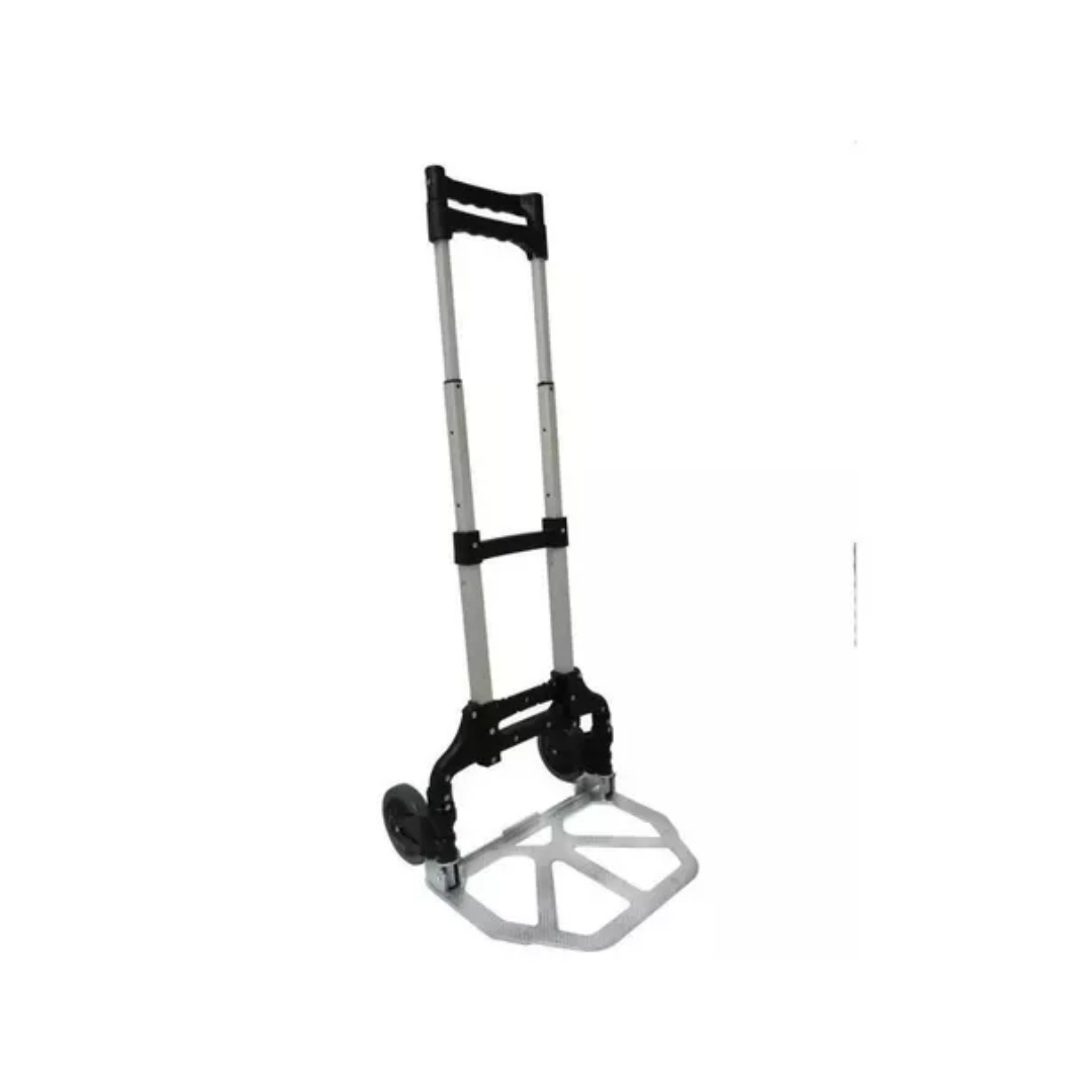 Carrinho De Mão Dobrável Resistente Transporte Carga 80 Kg