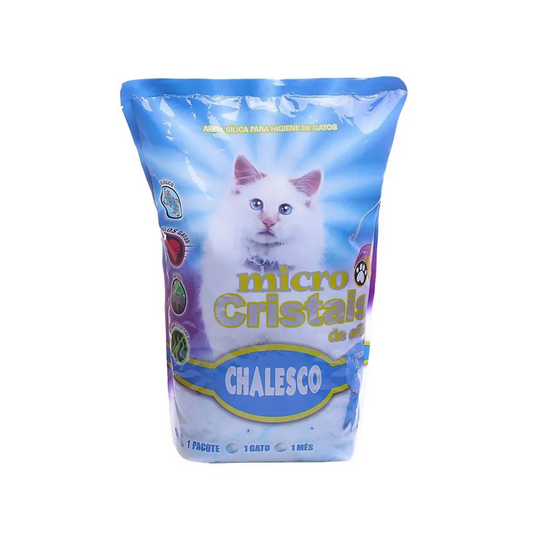 Areia Sanitária Micro Cristais De Sílica Para Gatos Chalesco Sachê 1,8kg X 1.8kg De Peso Neto