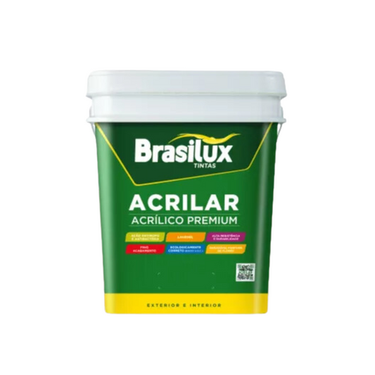 Tinta Acrílica Piso Acetinada Cores Chão Fachadas Resistente