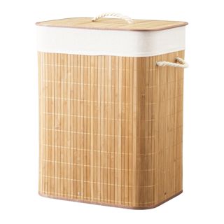 Cesto Roupa Suja Organizador Retangular Banheiro Lavanderia