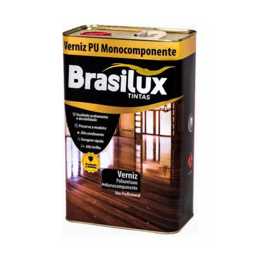 Resina Base Agua Brilhante Acrílico Madeira Piso Pu Protetor