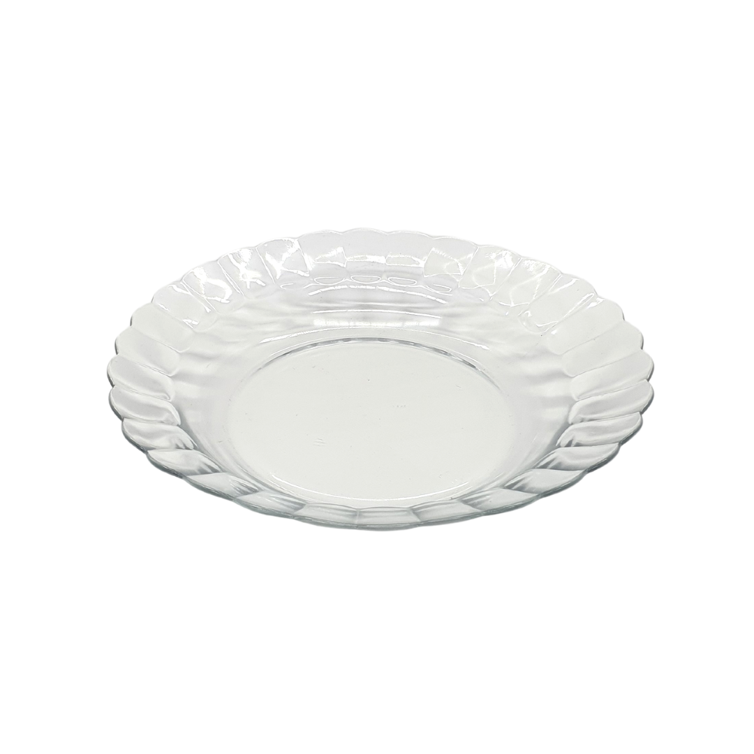 Aparelho De Jantar 12 Peças 6 Pratos Vidro + 6 Copos Long