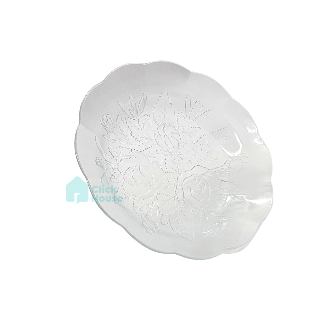 Aparelho De Jantar 12 Peças 6 Pratos Vidro + 6 Copos Long