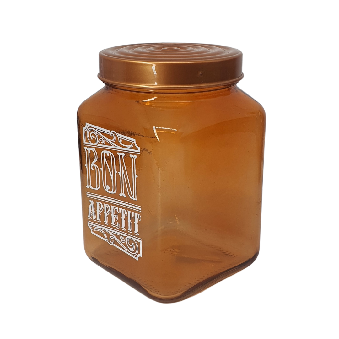 Pote Recipiente Vidro Mantimento Transparente Tampa 1,5l