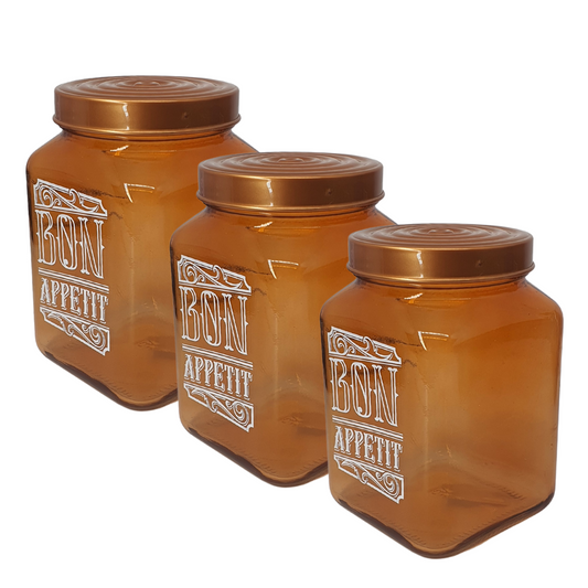 Pote Recipiente Vidro Mantimento Transparente Tampa 1,5l
