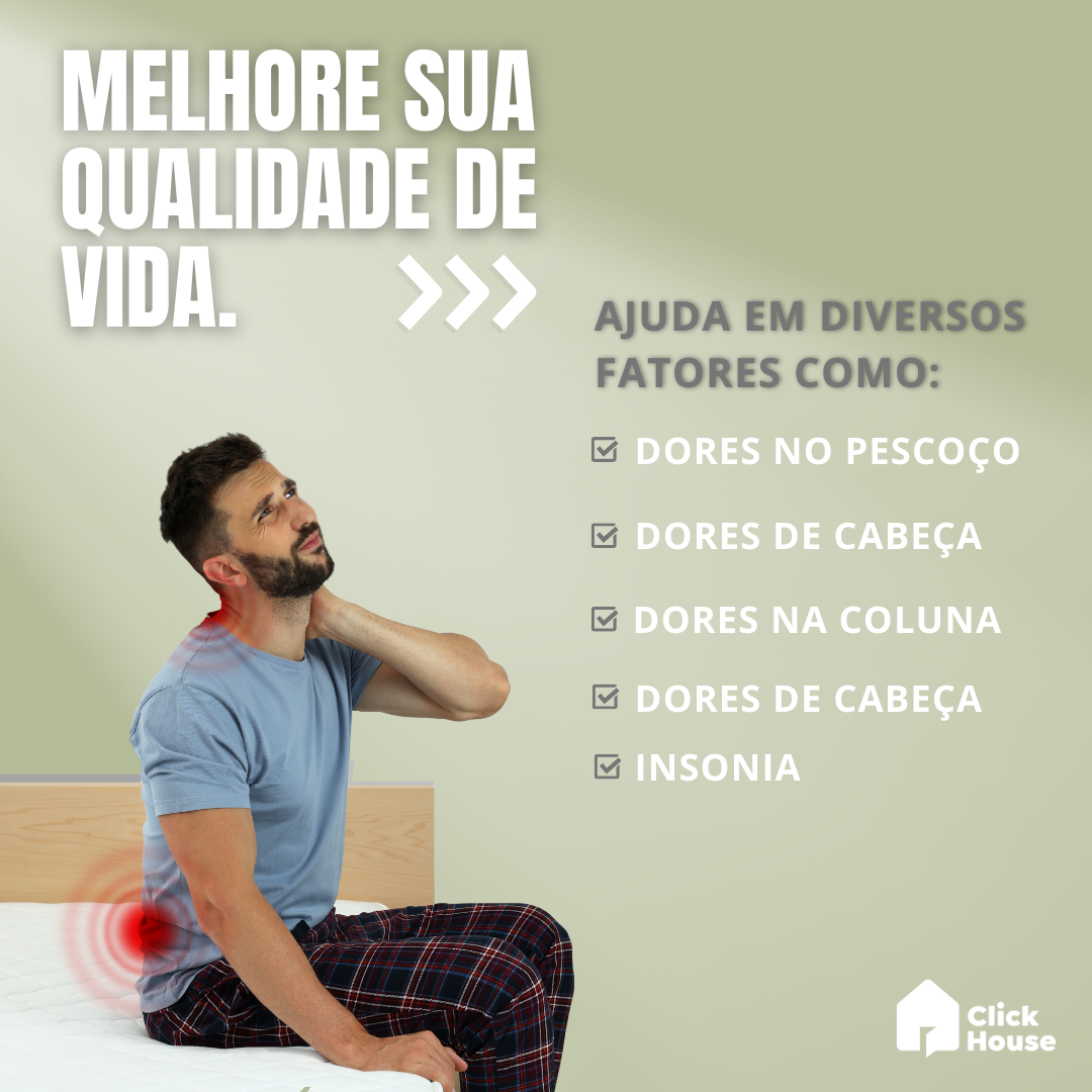 Travesseiro Ortopédico Cervical Nasa Anatômico 50x70cm
