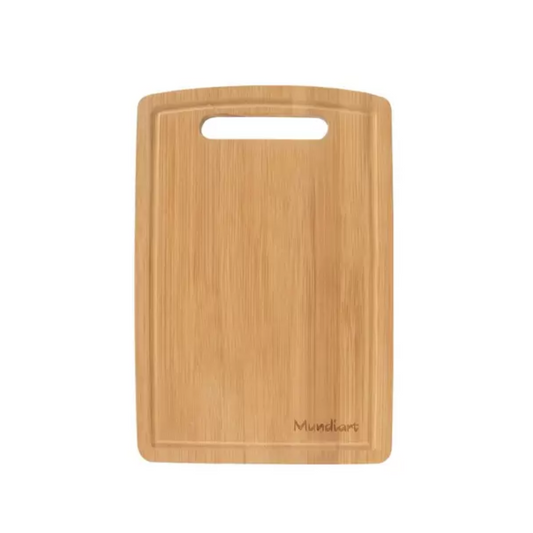 Tábua De Corte Bambu Carne Churrasco Legumes Cozinha 33x24cm