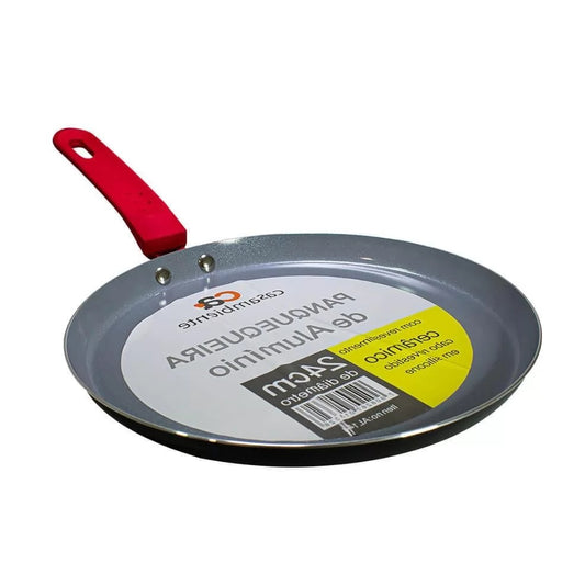 Panquequeira Frigideira Cerâmica Antiaderente Panqueca 24 Cm