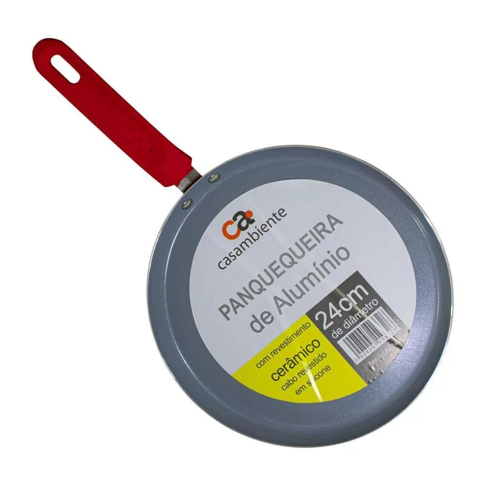Panquequeira Frigideira Cerâmica Antiaderente Panqueca 24 Cm