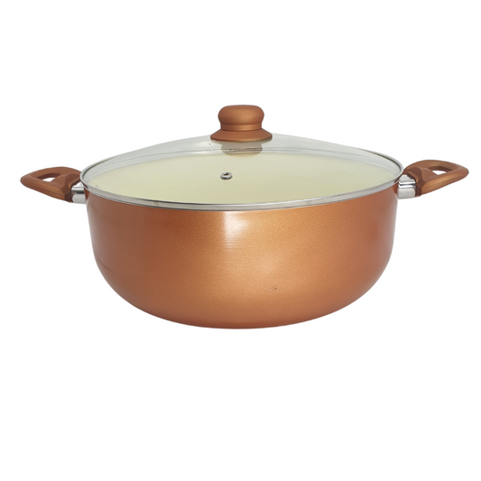 Caçarola Milano 30 Cm  Rosé Gold Casa Ambiente