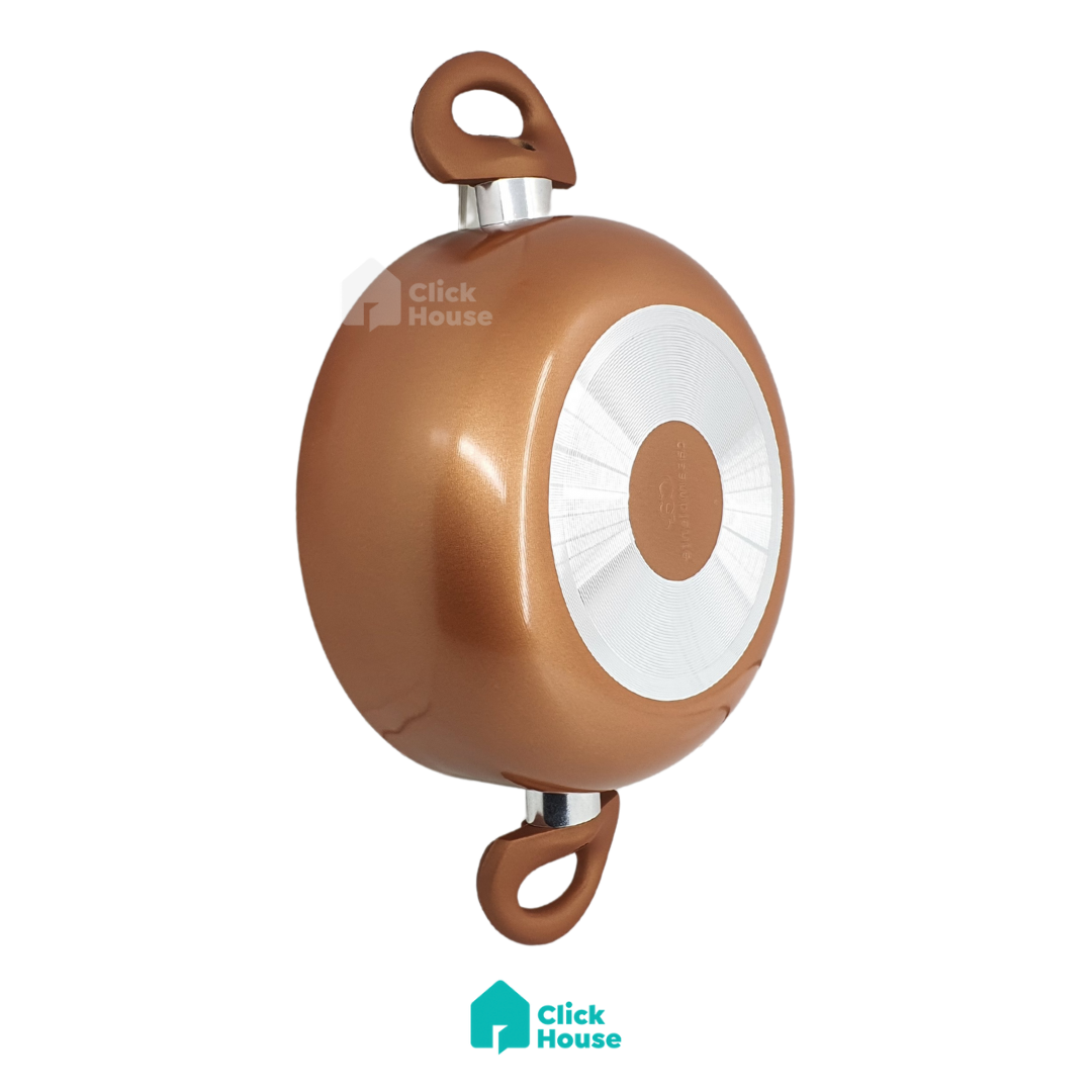 Caçarola Milano 30 Cm  Rosé Gold Casa Ambiente