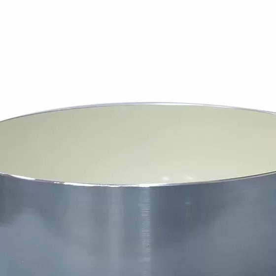 Panela Caçarola Antiaderente Cerâmica Tampa De Vidro 24cm
