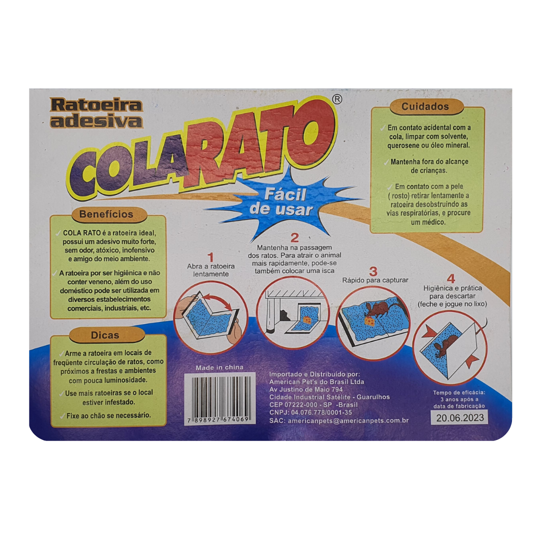 Ratoeira Adesiva Cola Rato - 7