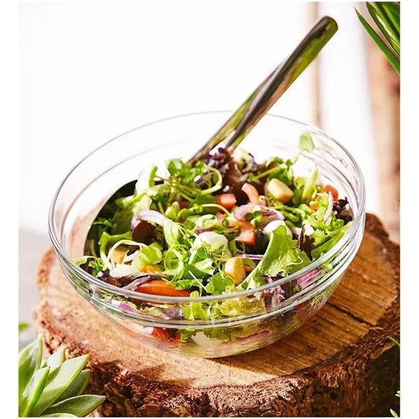 Tigela Bowl Vidro Redonda Sobremesa Saladeira Travessa 2.1 L