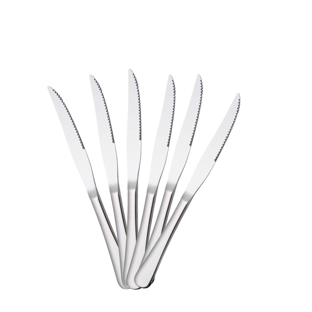 Talher Conjunto Jogo 12 Peças Inox Luxo Garfo Faca Colher