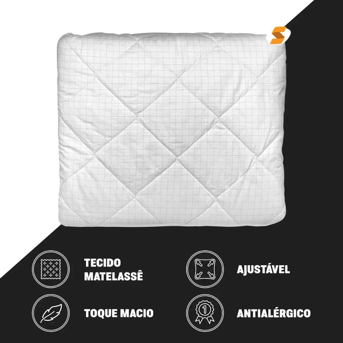 Capa Protetora Colchão Matelado Impermeável King Antistress