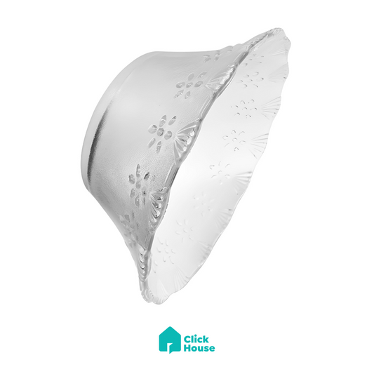 Aparelho De Jantar 4 Tigela Bowl E 4 Prato Rosas Vidro Liso