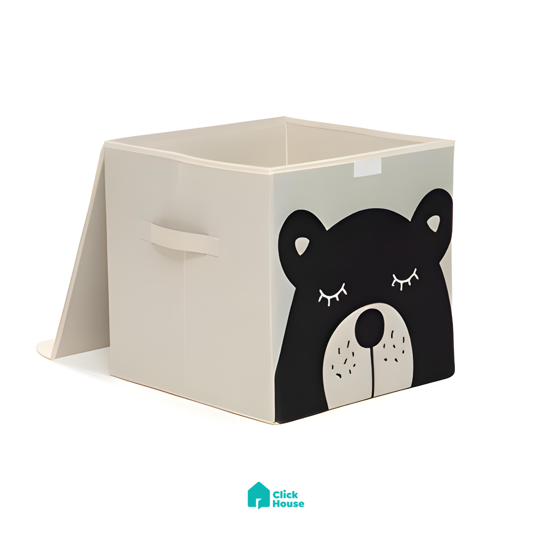 Baú Infantil Criança Organizador Brinquedo Grande Dobrável
