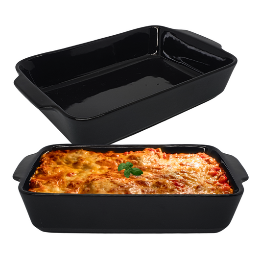 Travessa Assadeira Cerâmica Retangular Grande Forno 2,7l