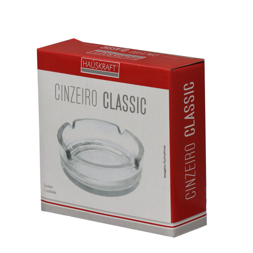 Cinzeiro De Vidro Resistente Bar Casa Restaurante Redondo