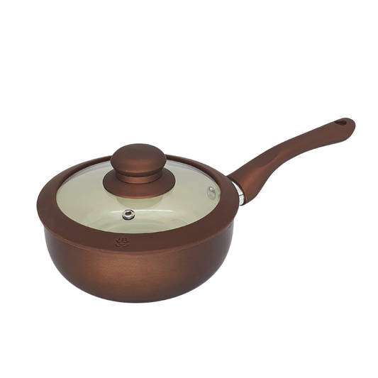 Panela Indução Cerâmica Antiaderente Fogão Cooktop 16cm