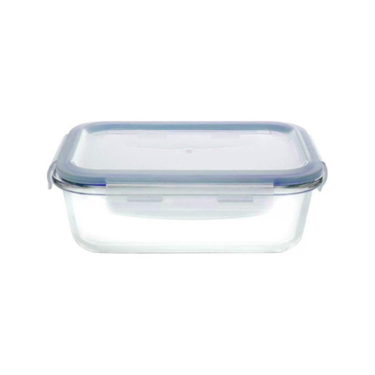 Pote Vidro Hermético Marmita Fit Tampa Retangular 570ml
