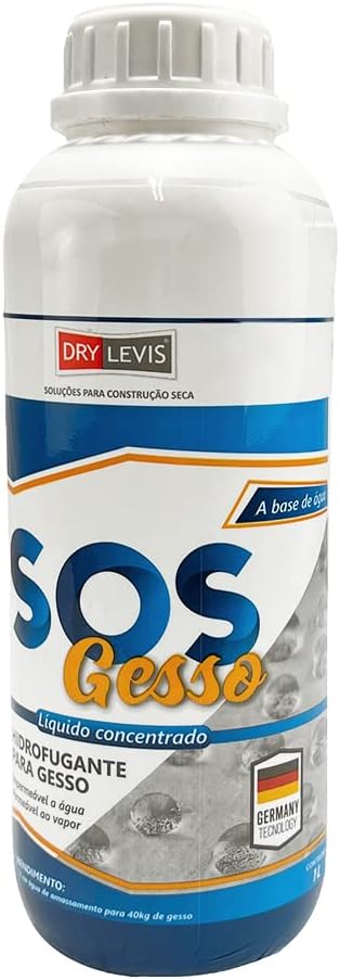 Sos Gesso Hidrofugante Placas Drywall Impermeável A Água 1l