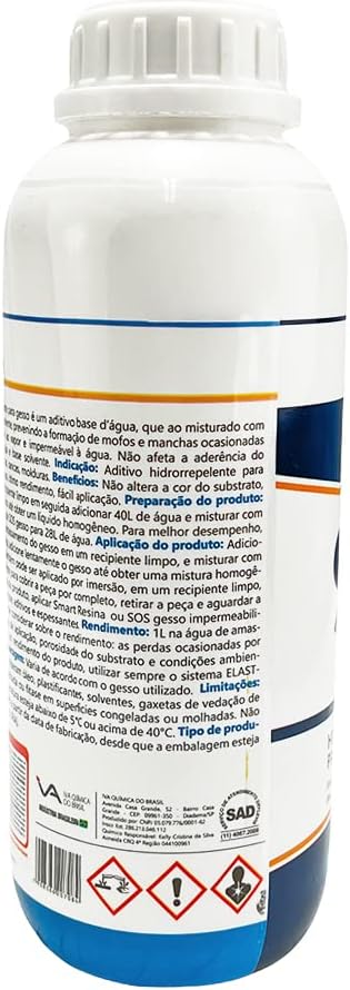 Sos Gesso Hidrofugante Placas Drywall Impermeável A Água 1l