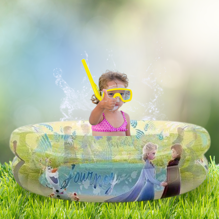 Piscina Inflável Redonda Infantil Bebê Criança 70l 3 Cores