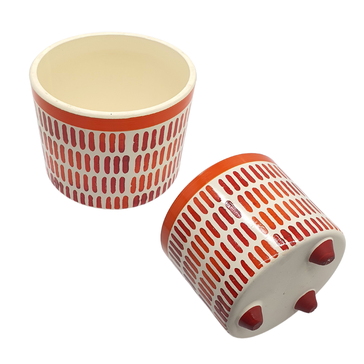 Vaso De Plantas Flores Redondo Decorativo Arranjo Sala 1,3l