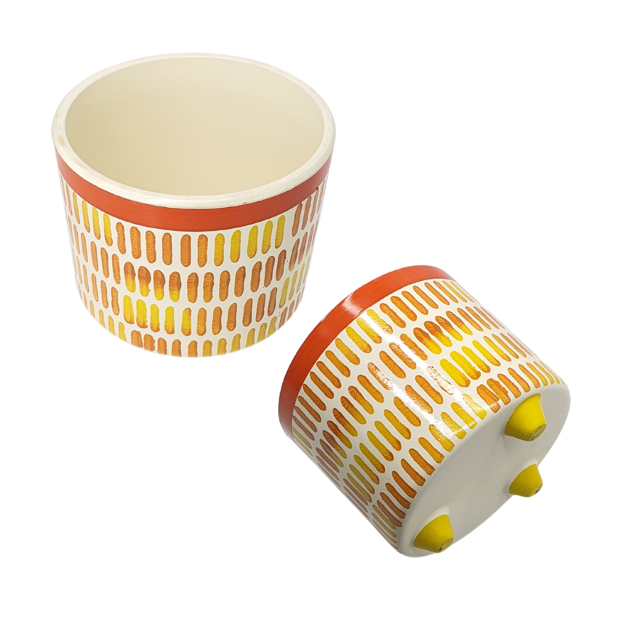 Vaso De Plantas Flores Redondo Decorativo Arranjo Sala 1,3l