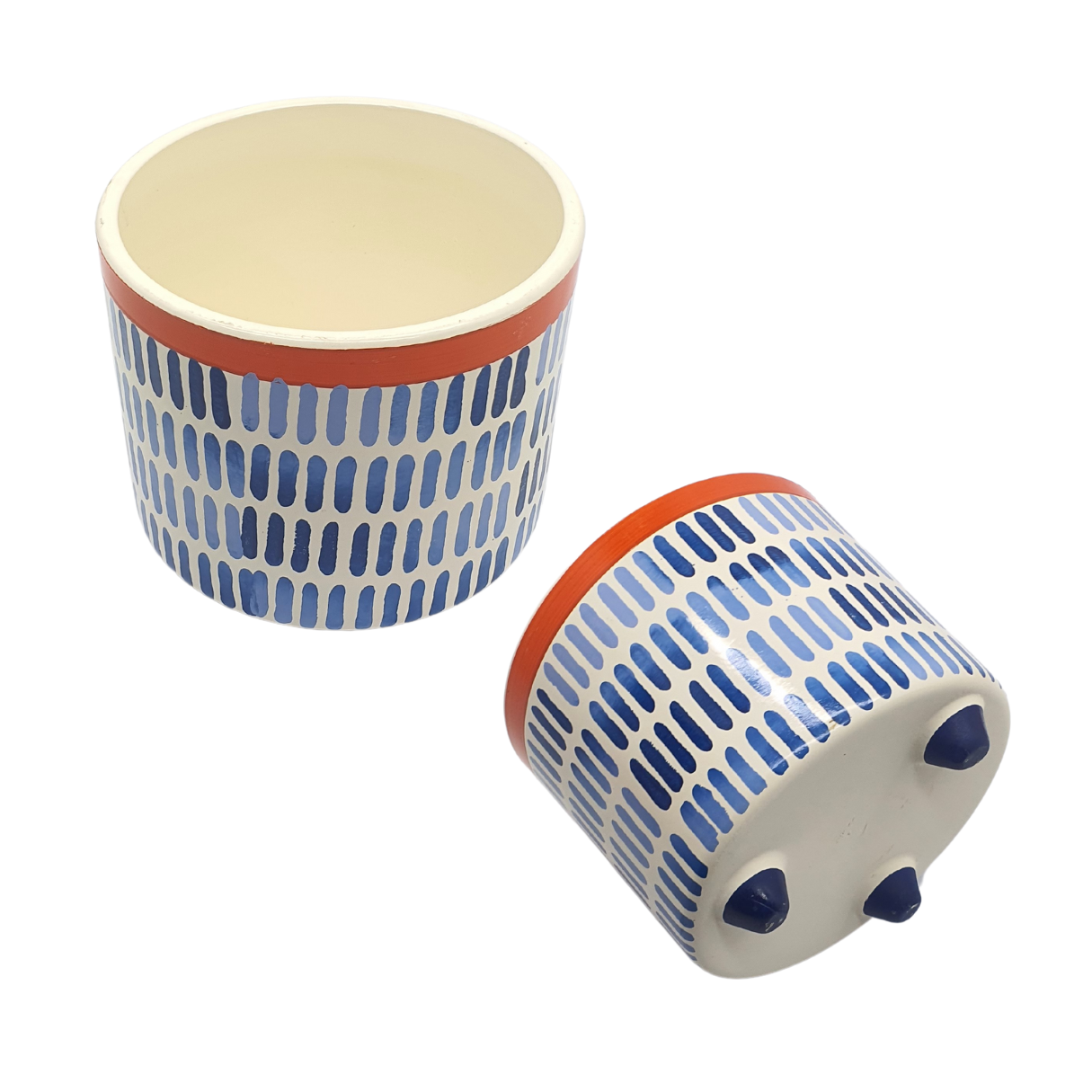 Vaso De Plantas Flores Redondo Decorativo Arranjo Sala 1,3l